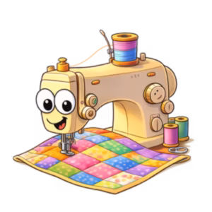 Stitchy Mascot The Patchworkware House Copyright 2026